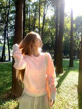 2in1 Layered Knit Cardigan