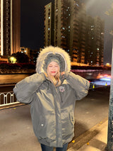 Fur Hooded Jacket