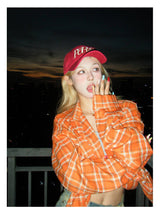 Vintage Plaid Short Shirt