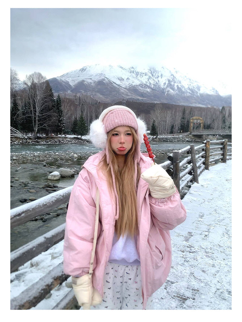Light Down Puffer - Pink