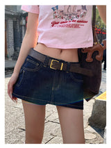 Denim Mini Skirt