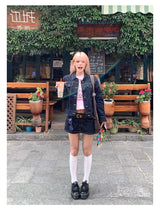 Denim Mini Skirt