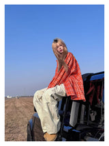 Vintage Plaid Long Shirt