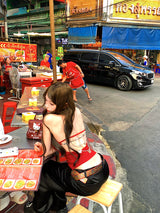 Chain Backless Top - Red