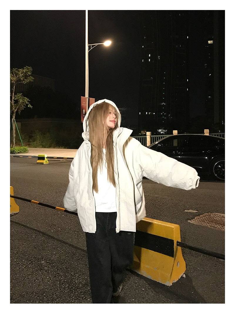 Light Down Puffer - White ash