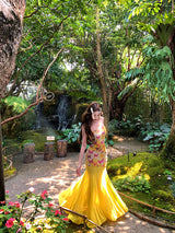 Butterfly Mesh Mermaid Dress