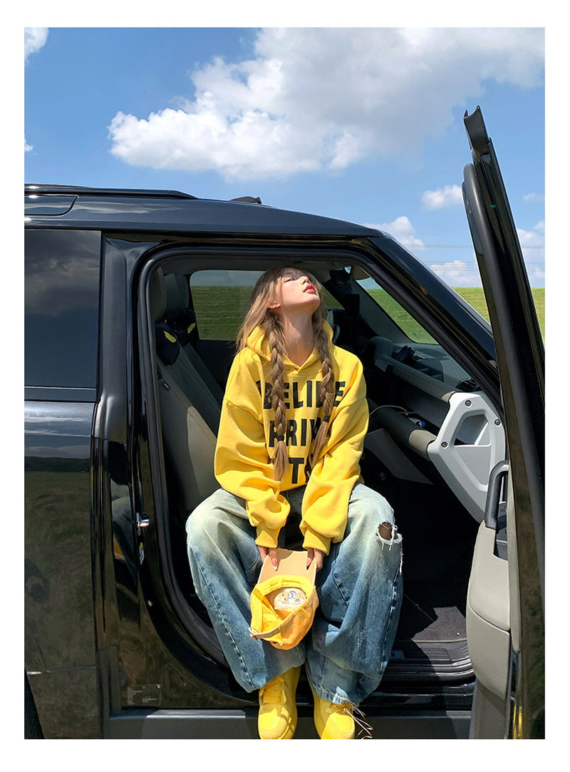 Type Logo Pullover Hoodie
