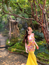 Butterfly Mesh Mermaid Dress