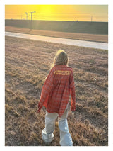 Vintage Plaid Long Shirt