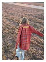 Vintage Plaid Long Shirt