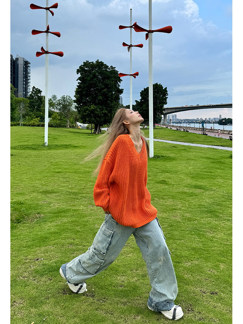 Brick Loose Knit