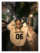 Number Six V-Neck Sweater - White