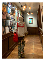 Slash Graphic Hoodie - White