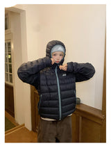 Light Down Short Puffer - Black