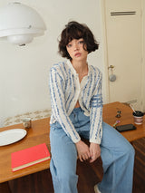Slouch Flow Wide Denim - Light Blue
