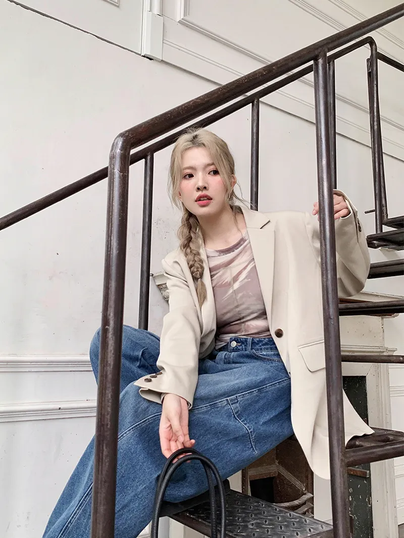 Slouchy Wide Vintage Jeans