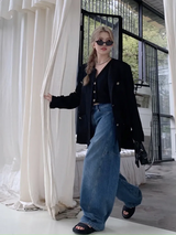 Slouchy Wide Vintage Jeans