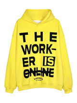 Slash Graphic Hoodie - Yellow