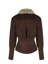 Collar Jacket, plush collar jacket — AREUMIEUR, detail 2