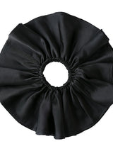 Drape Scrunchie in Black — AREUMIEUR, detail 1