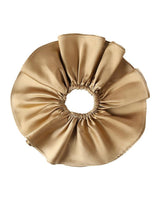 Drape Scrunchie in Gold — AREUMIEUR, detail 1