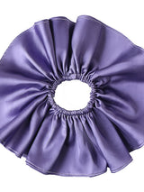 Drape Scrunchie in Gray Purple — AREUMIEUR, detail 1