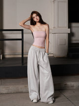 Stretch Tube Top in Pink — AREUMIEUR